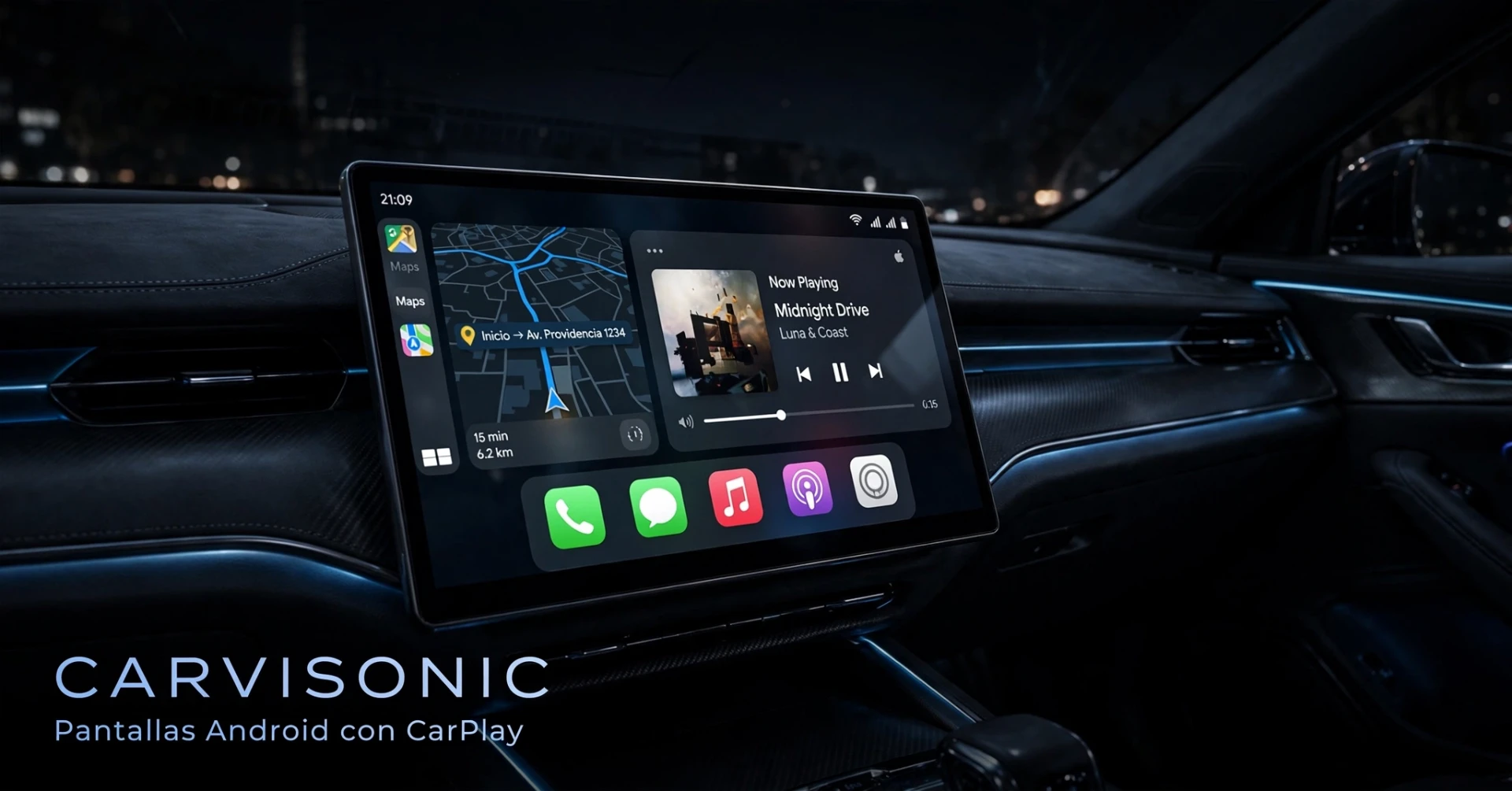 Guía de Carvisonic sobre pantallas Android de coche con conexión 4G